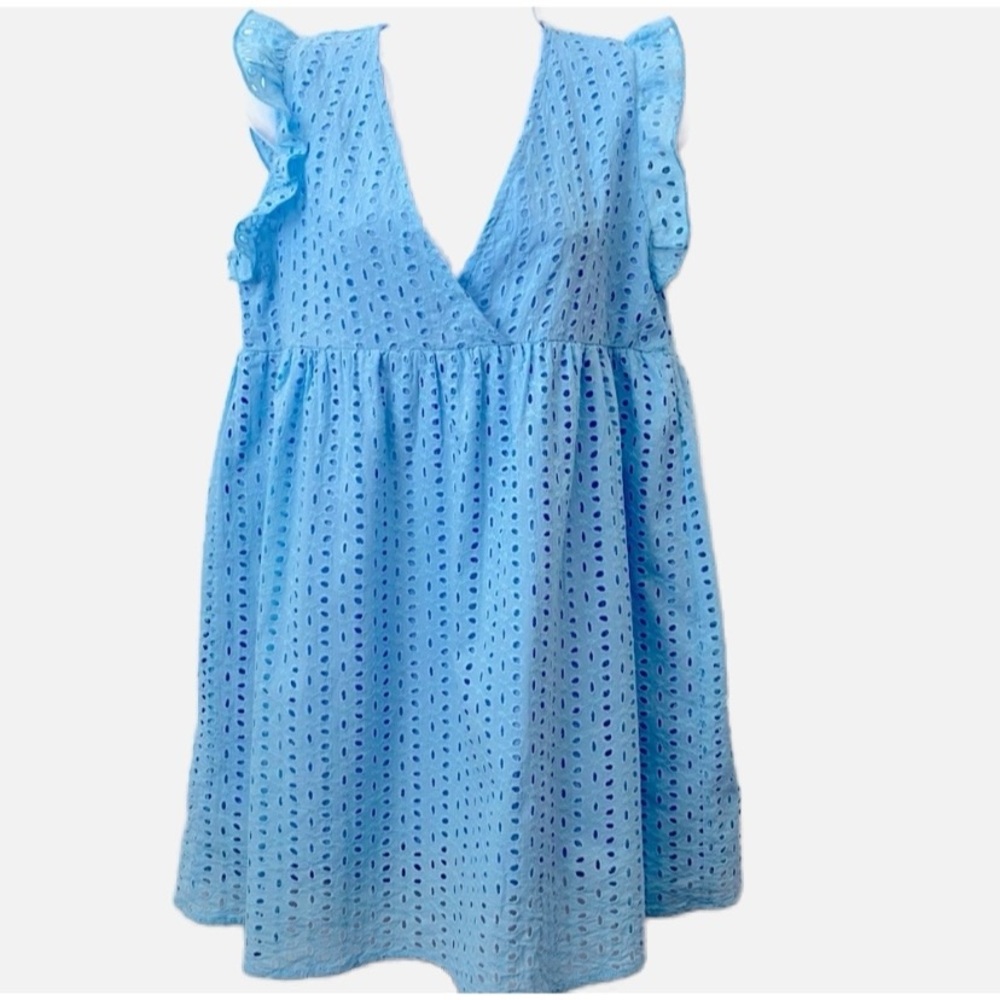 Eyelet Babydoll Dress